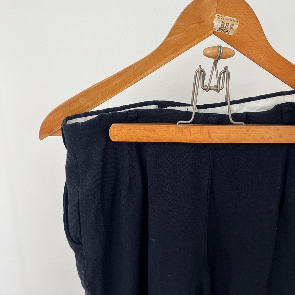 Vintage Black Richard Evans Black Pants - Picture 2 of 5
